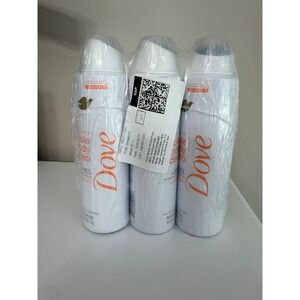 Dove Whole Body Deodorant Spray Unisex 4oz 3pk Peach Glow Aluminum Free NWT